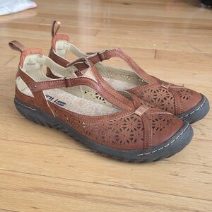 JBU by Jambu brown Mary Jane flats Size 6.5